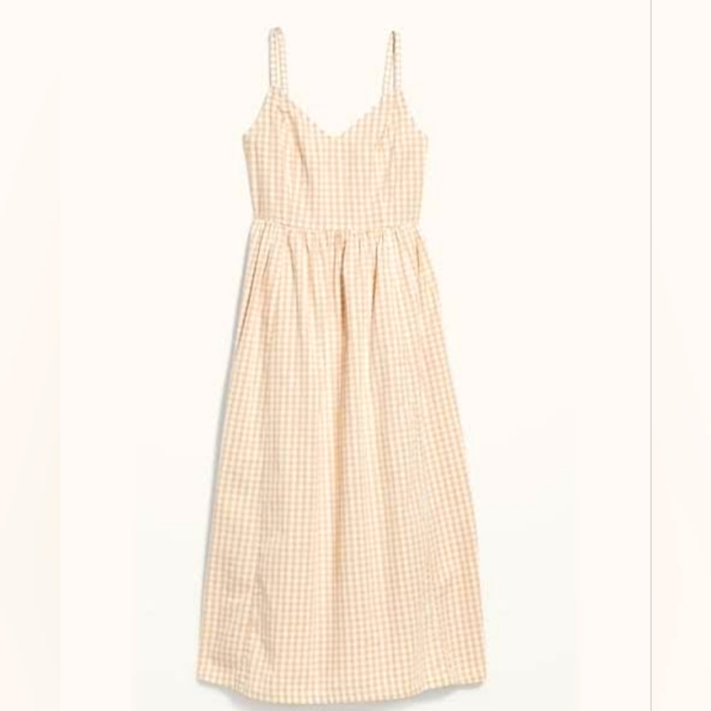 Sleeveless Gingham Cotton Old Navy Dress